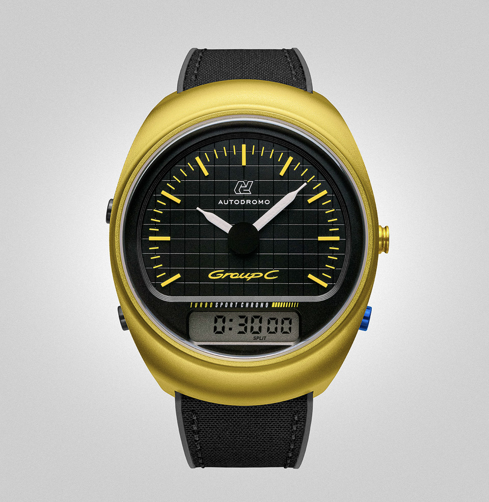Group C Turbo Sport Watch Collection Gold Anodized