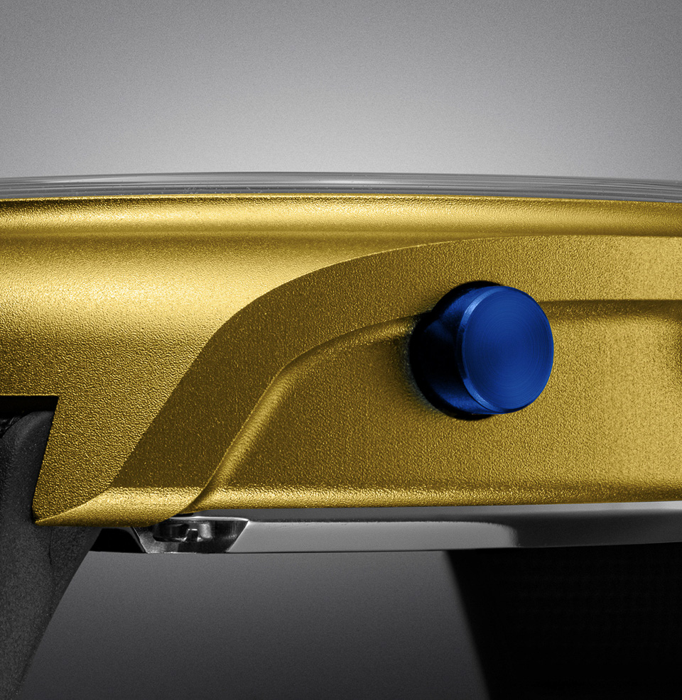 Group C Turbo Sport Watch Collection CNC-milled anodized aluminum case