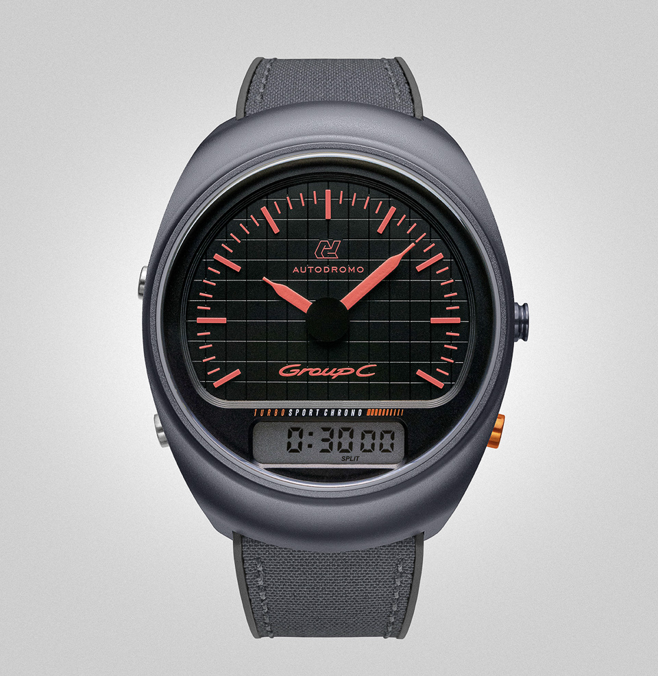Group C Turbo Sport Watch Collection Grey Anodized