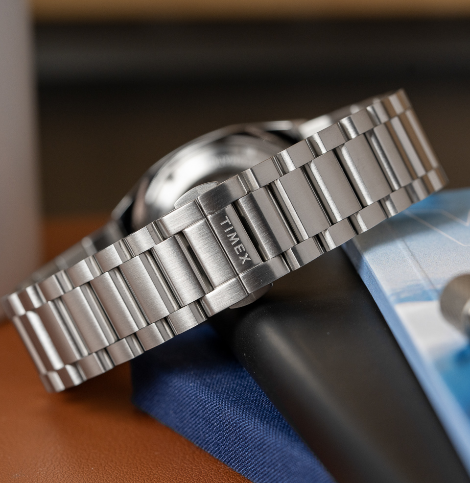 Timex Automatic E Line Butterfly deployant clasp