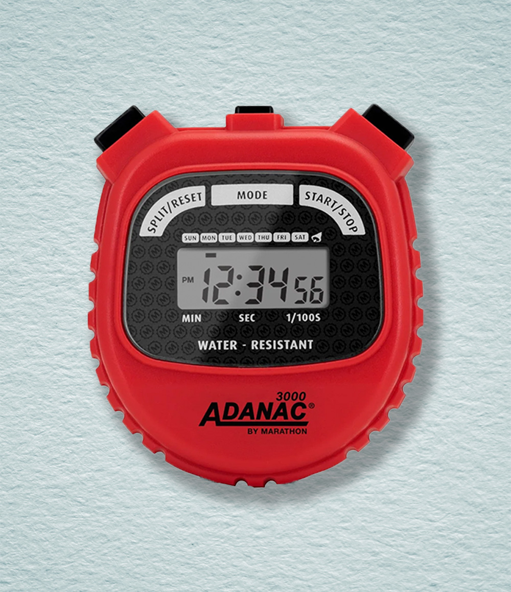 Marathon ADANAC® 3000 Digital Stopwatch Timer