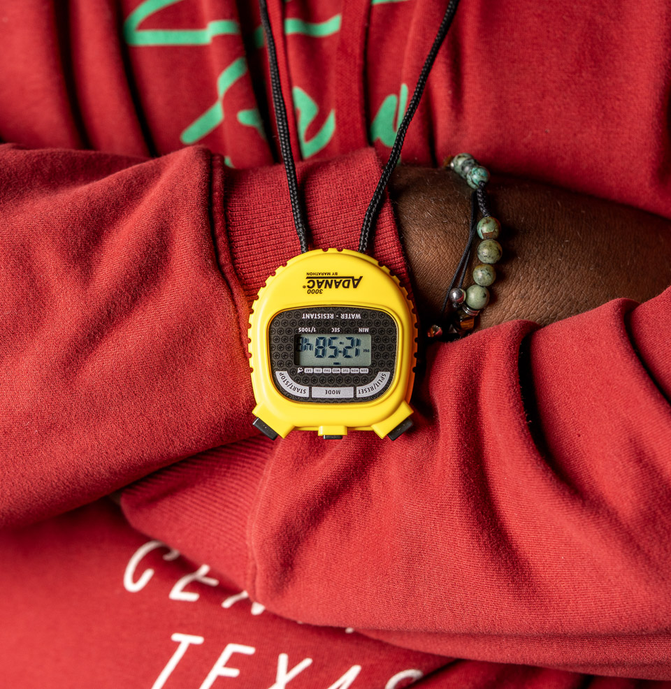 Marathon ADANAC® 3000 Digital Stopwatch Timer 46-inch lanyard included