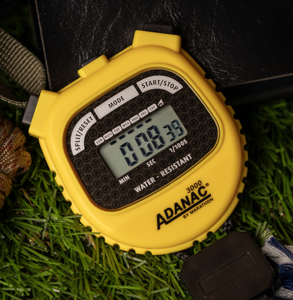 Marathon ADANAC® 3000 Digital Stopwatch Timer Split-mode timing