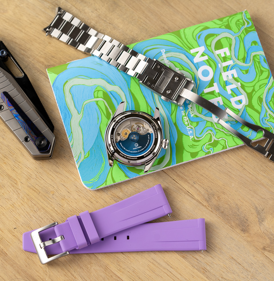 Islander Brookville Calligraphy Edition Bonus FKM rubber strap