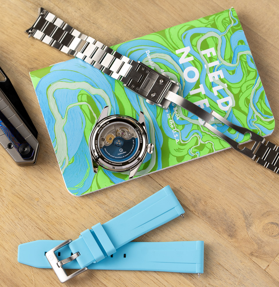 Islander Brookville Calligraphy Edition Bonus FKM rubber strap