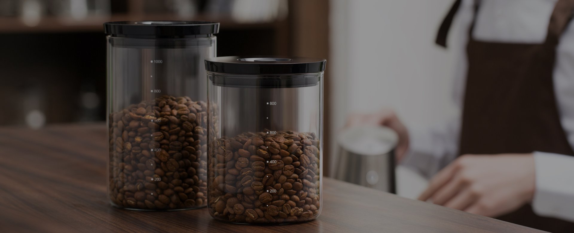 Organize your kitchen sleek, sexy and sophisticated.