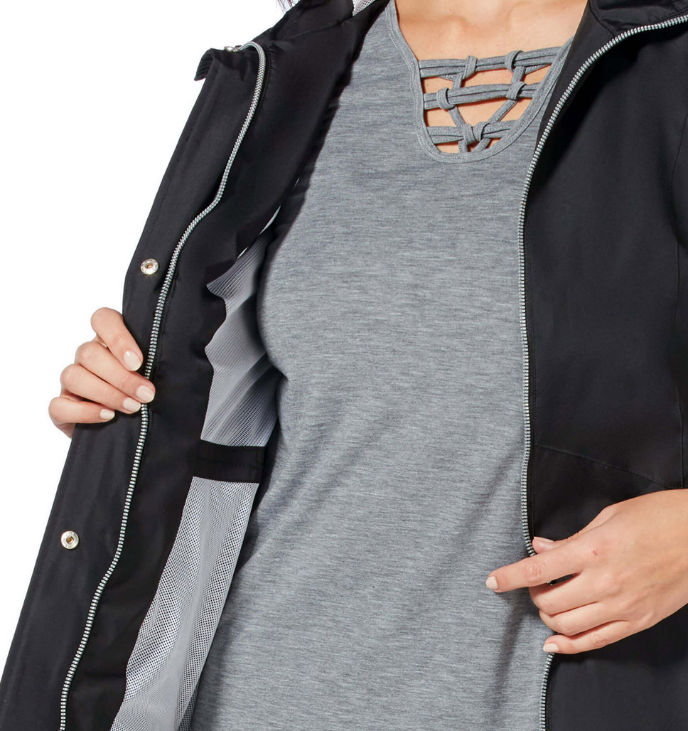 Women's Plus Size Drizzle Radiance Anorak Jacket