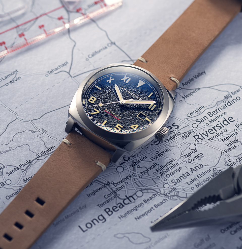 Hull California Automatic Leather Strap