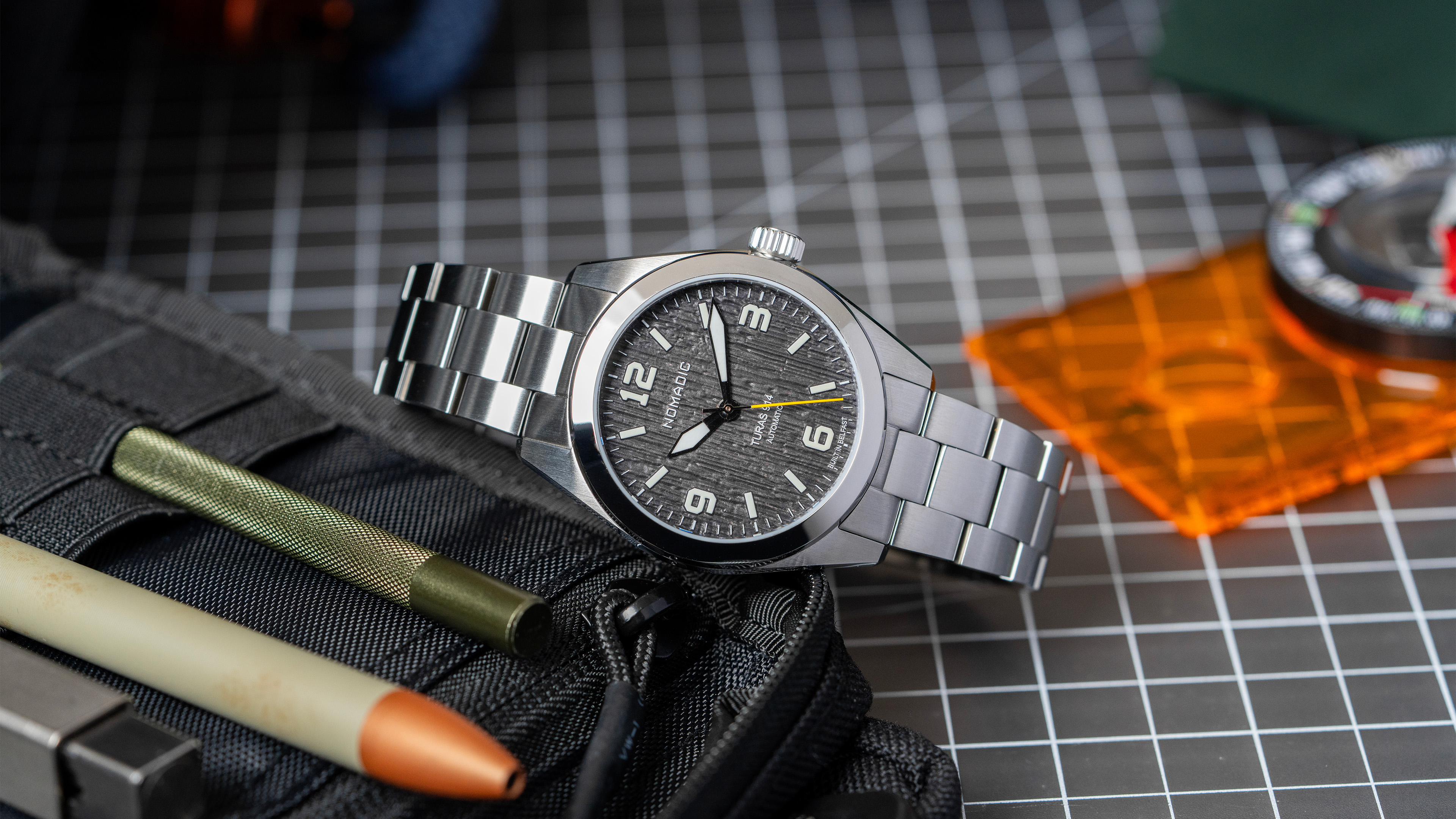 The Nomadic Turas 914 — Expedition Watch – Windup Watch Shop