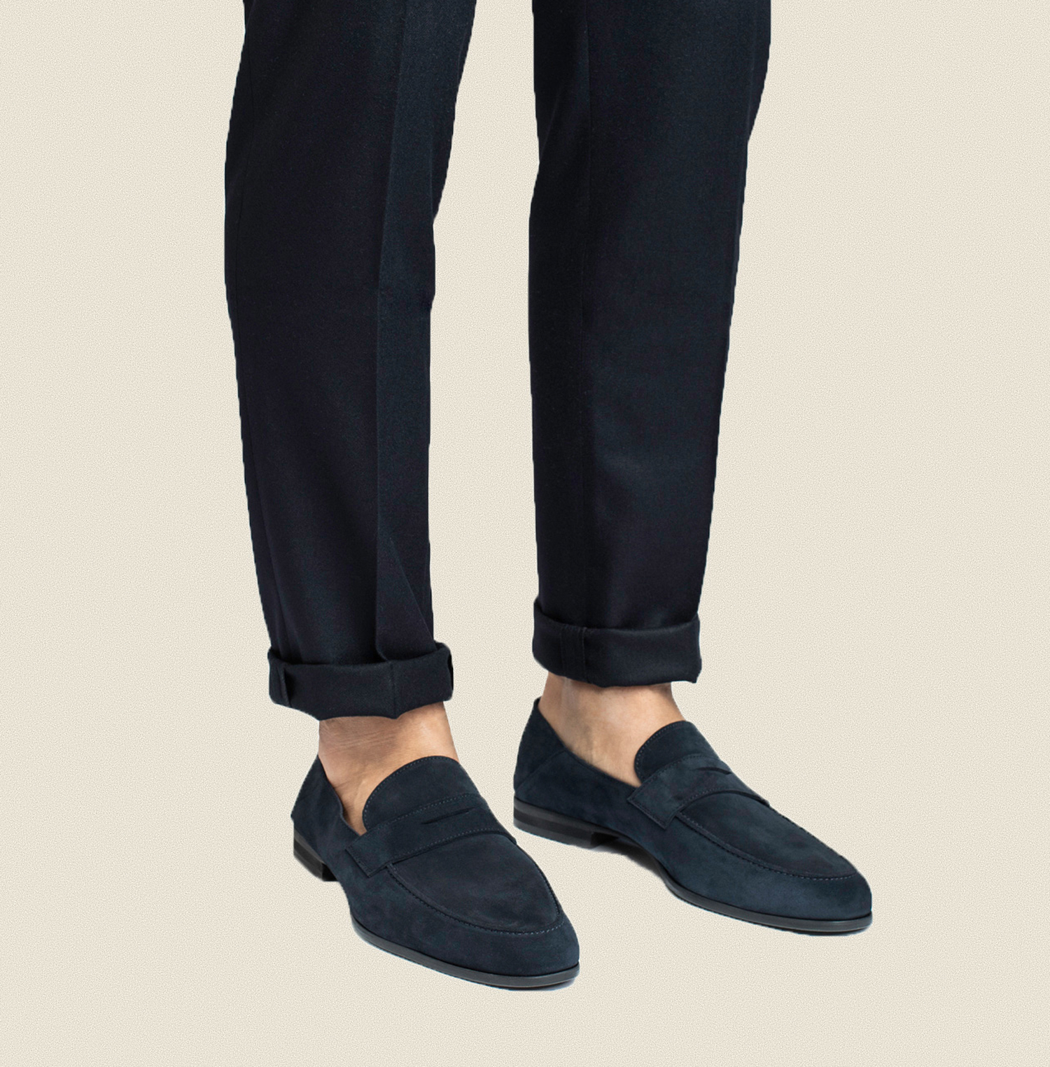 Monaco Loafer | Italian Suede Slip-Ons | WOLF & SHEPHERD – Wolf & Shepherd