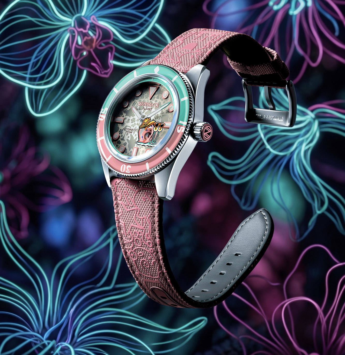 Fleuss Automatic — SpongeBob SquarePants Shell Mates Limited Edition Character-Matched Dial