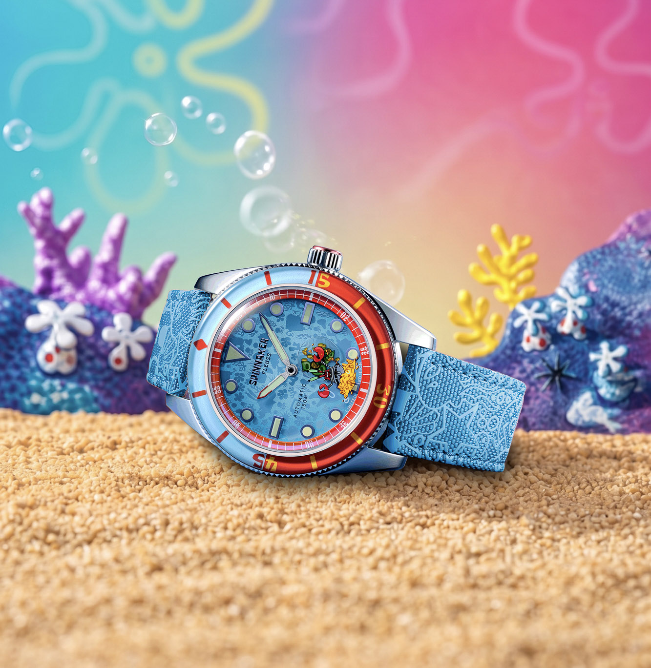 Fleuss Automatic — SpongeBob SquarePants Shell Mates Limited Edition Matching Nylon Strap