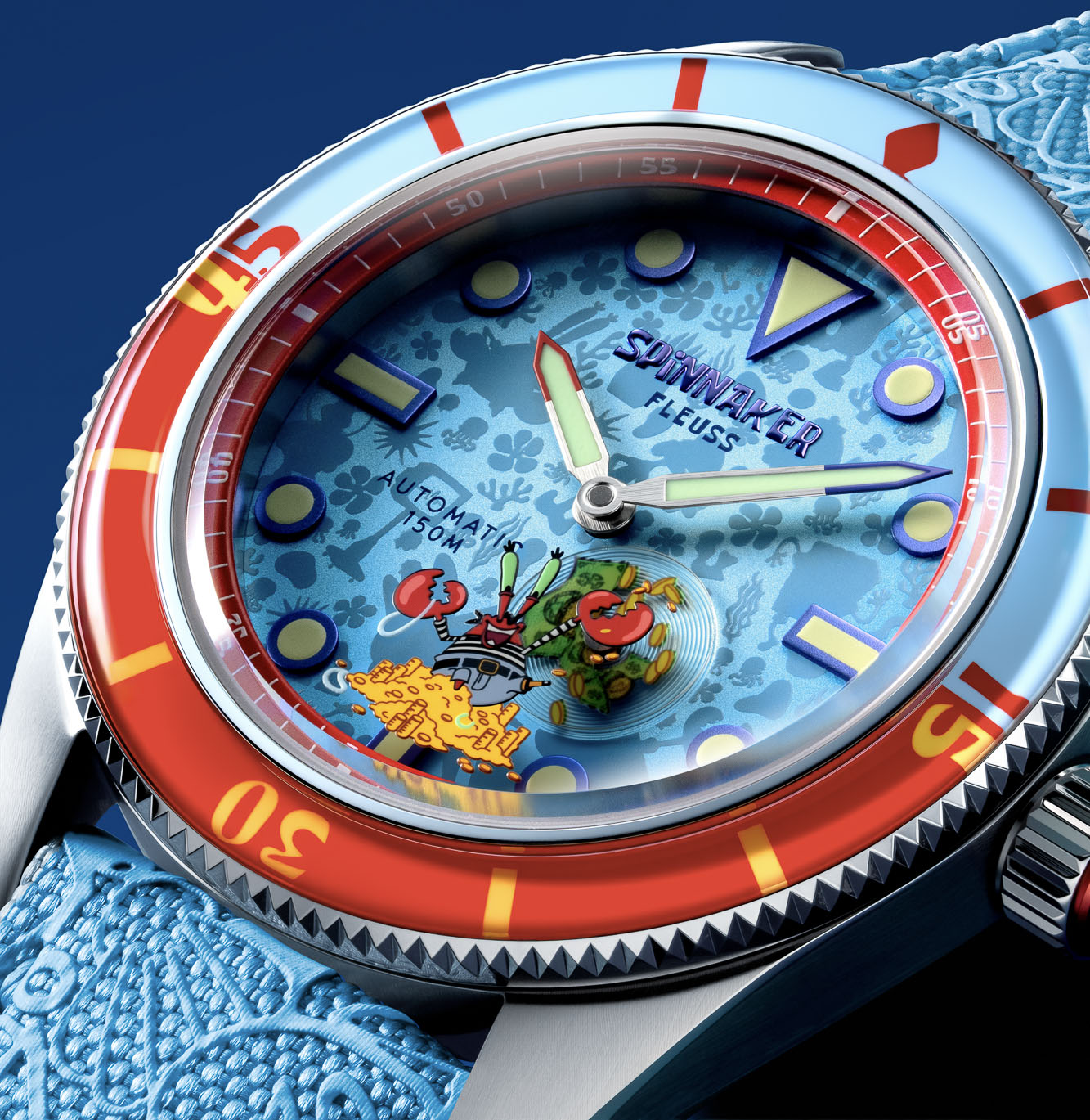 Fleuss Automatic — SpongeBob SquarePants Shell Mates Limited Edition Sapphire Lens