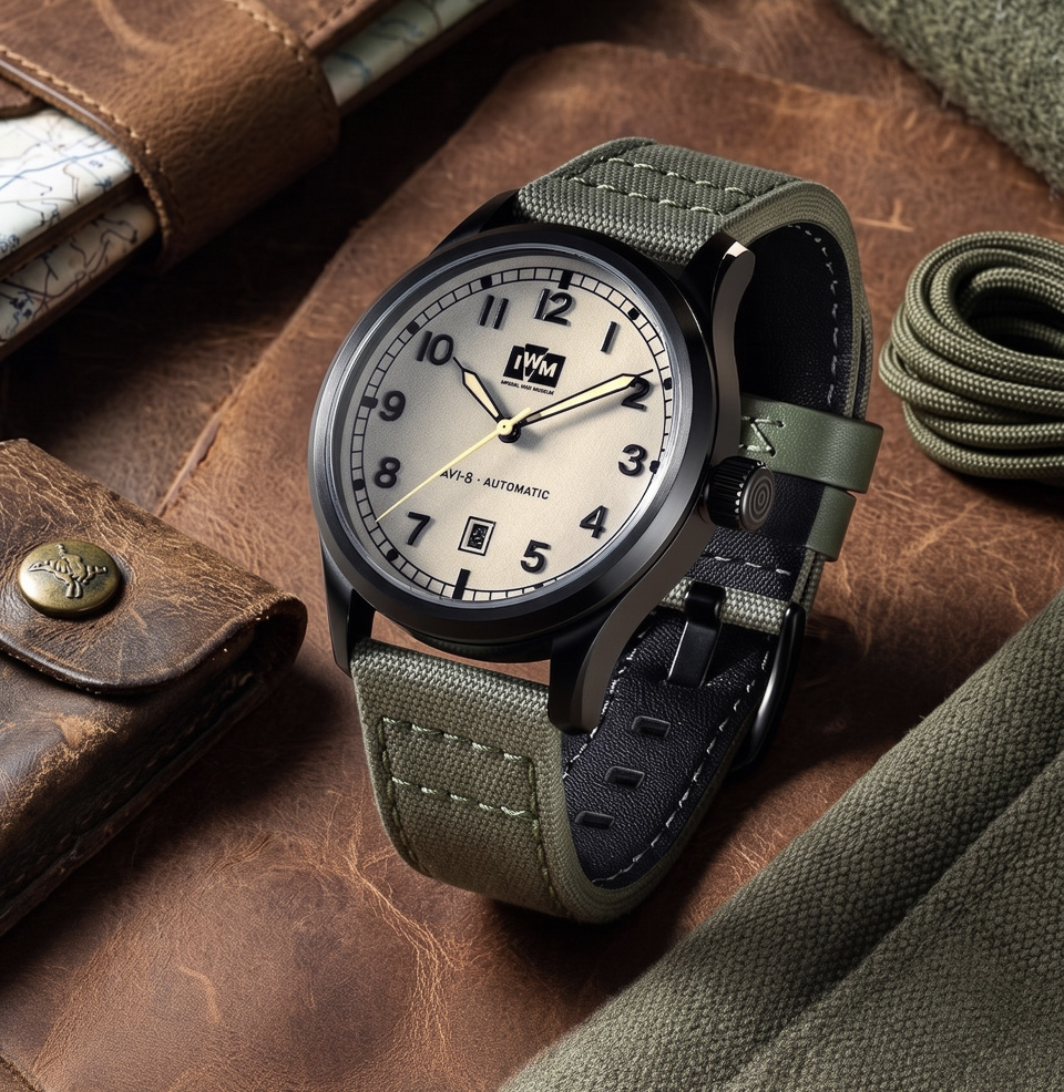 Flyboy Engineer Automatic — Imperial War Museums Fieldmaster Edition Watches Canvas Strap