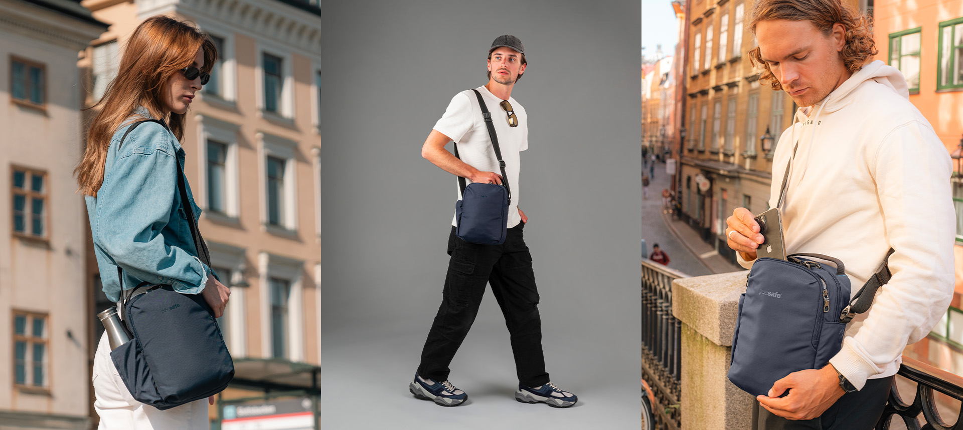 Pacsafe® V anti-theft tour crossbody