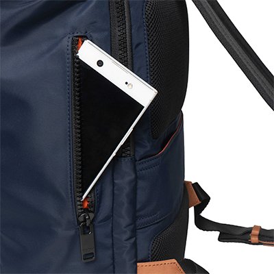KNOMO Novello Roll-Top Laptop Backpack - 15" Feature Square Image 1 |knomo.com