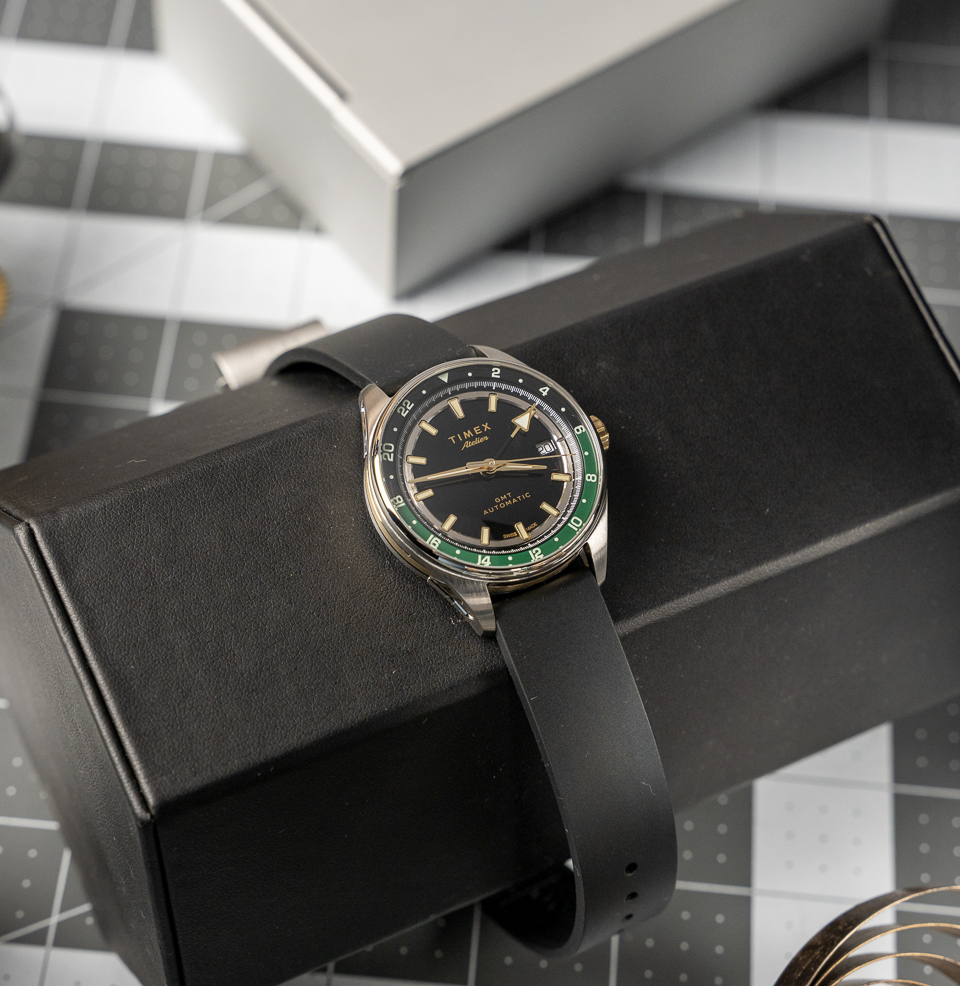 Timex Atelier GMT Première M1a Auto 38mm The new Timex Atelier GMT