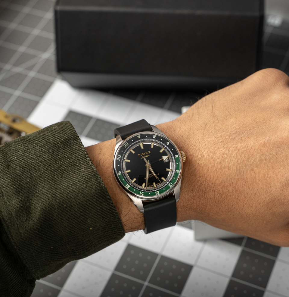Timex Atelier GMT Première M1a Auto 38mm Gilt Dial