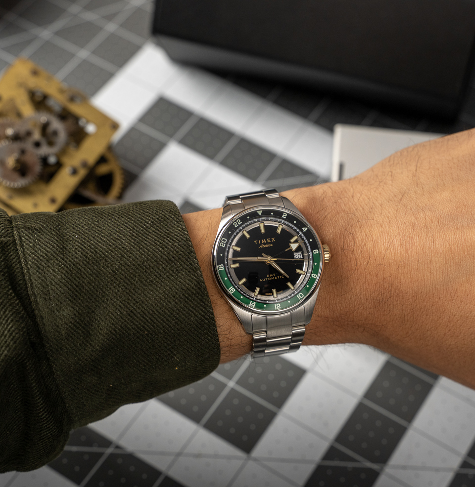 Timex Atelier GMT Première M1a Auto 38mm Gilt Dial