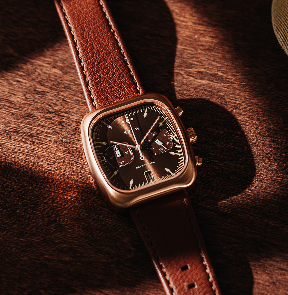 Brew Retrograph Watch Collection – Windup Watch Shop