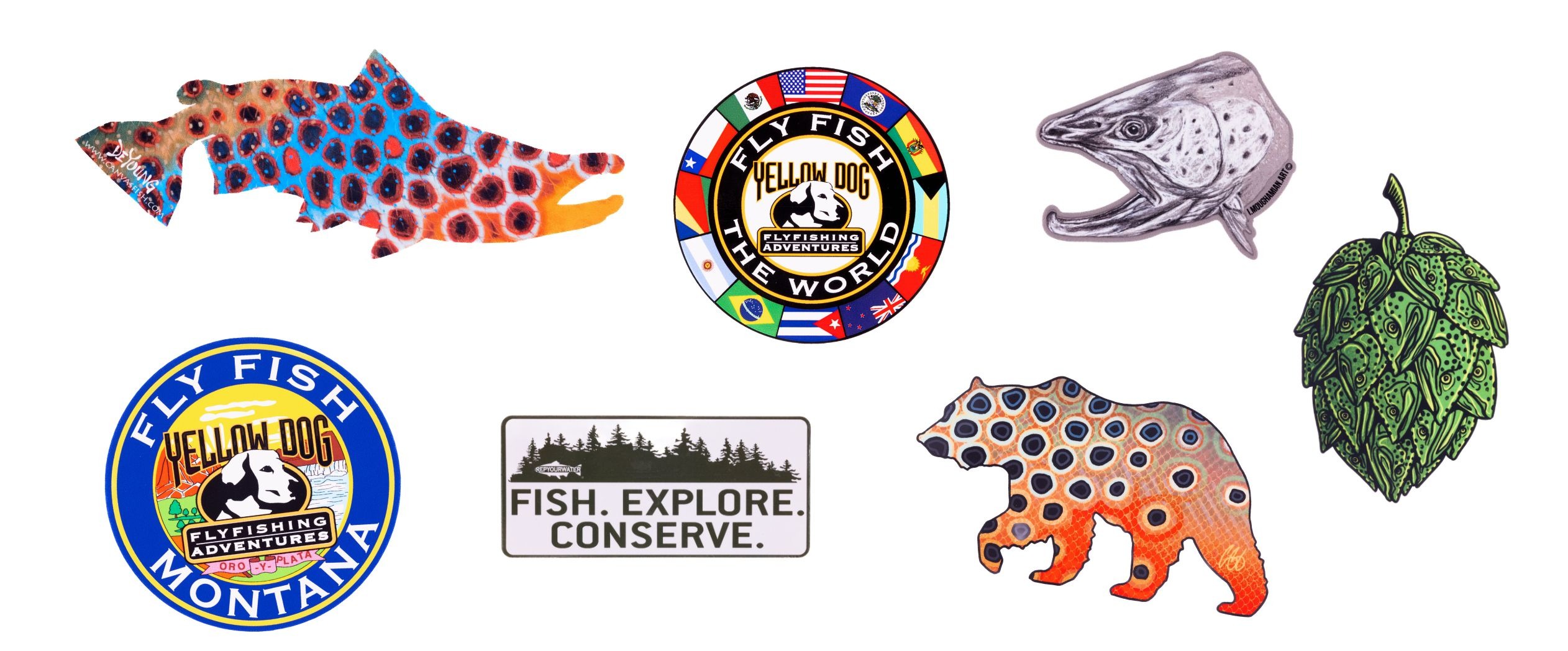 Fishing Stickers 