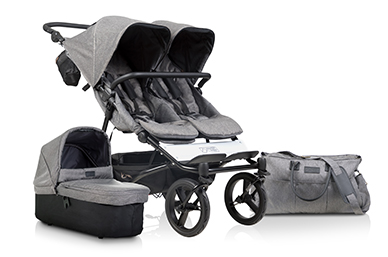 luxury includes buggy, carrycot plus™, parenting satchel with change mat and satchel clips