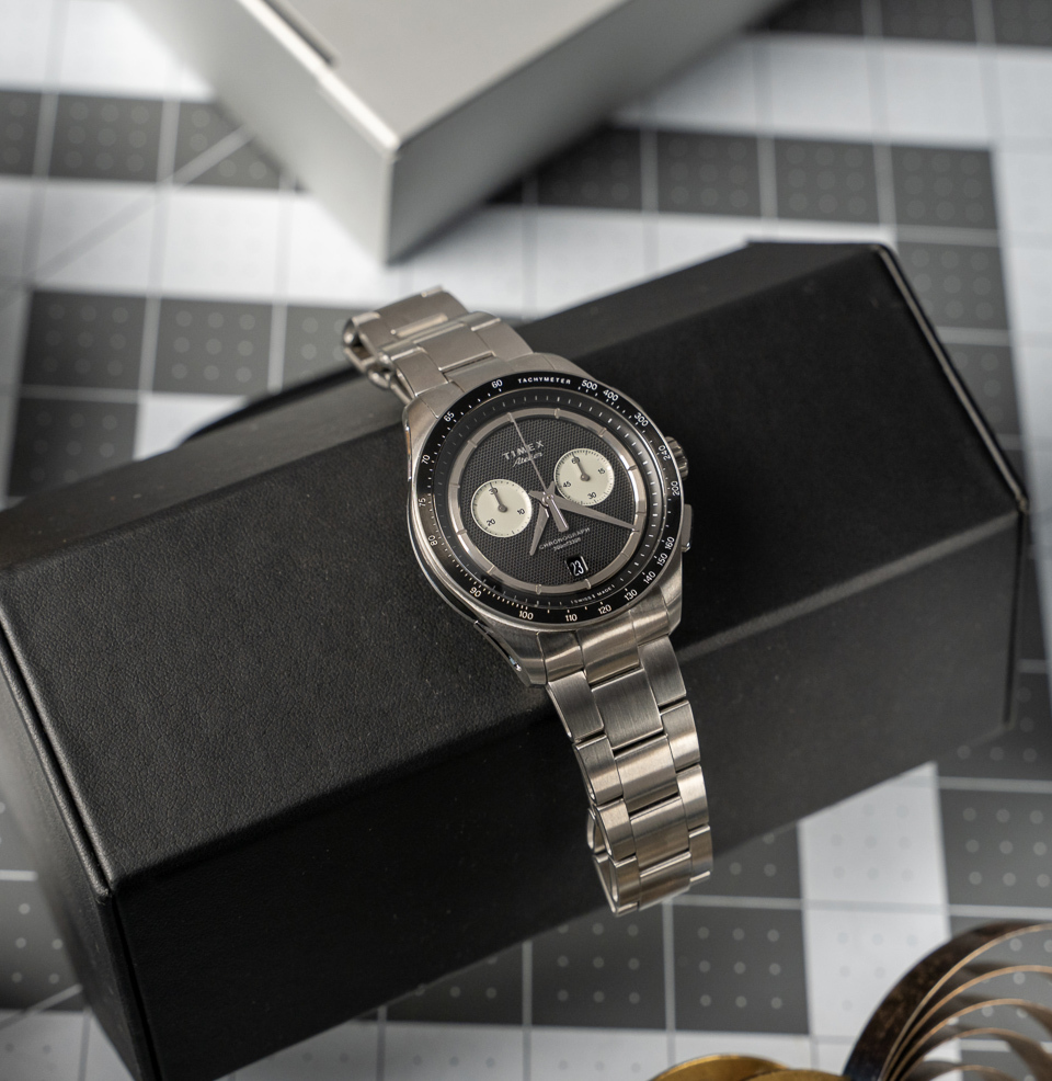 Timex Atelier Chronograph Quartz M1q 40mm The Timex Atelier Chronograph