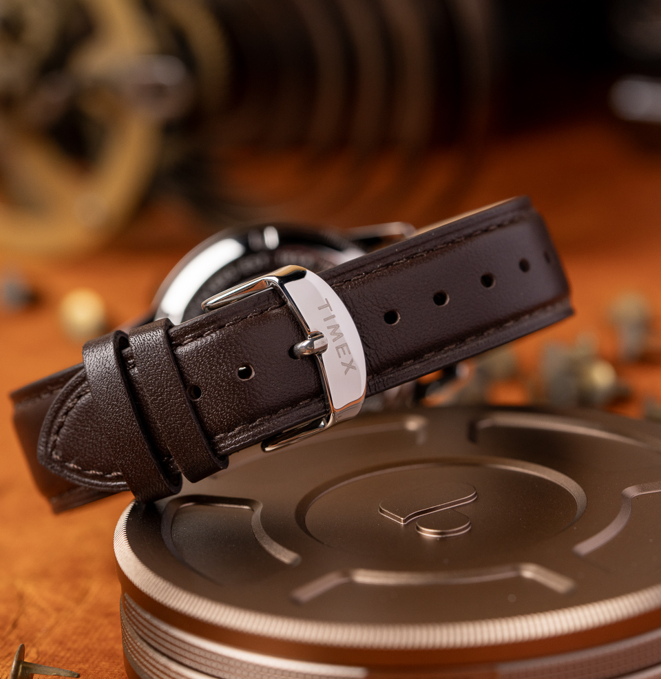 Marlin Neo Classic Chronograph Sustainable Leather Strap Options