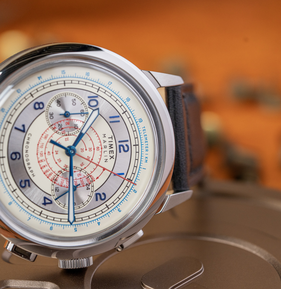 Marlin Neo Classic Chronograph Tachymeter Scale