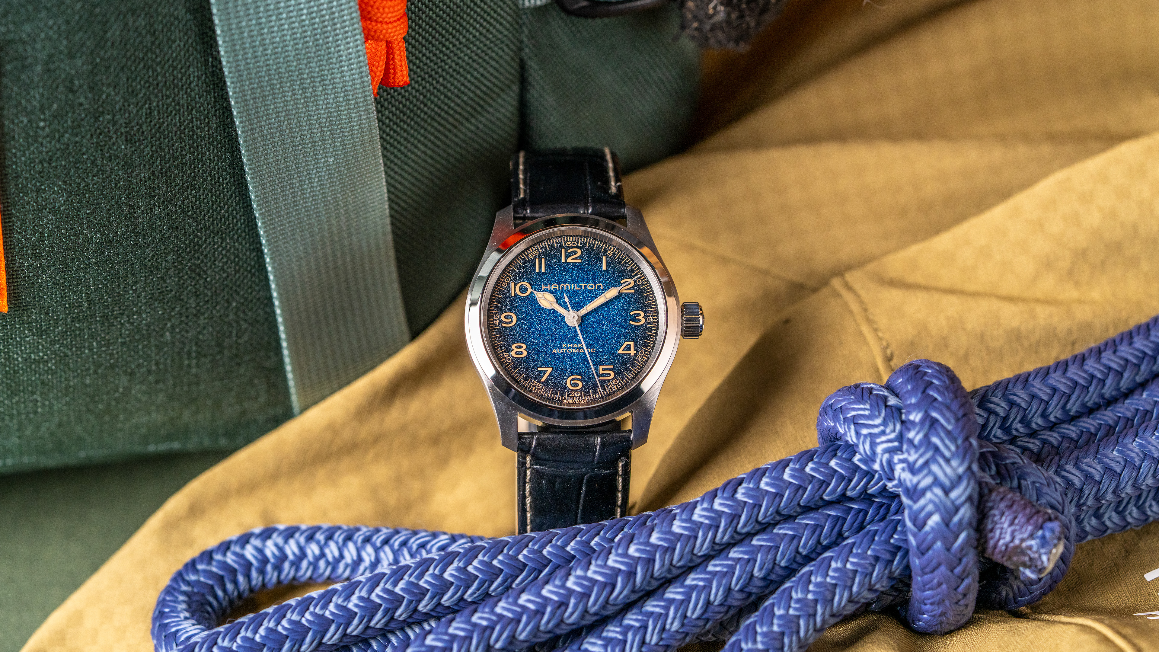 Hamilton Khaki Field Murph 38mm Blue Automatic Watch – Windup
