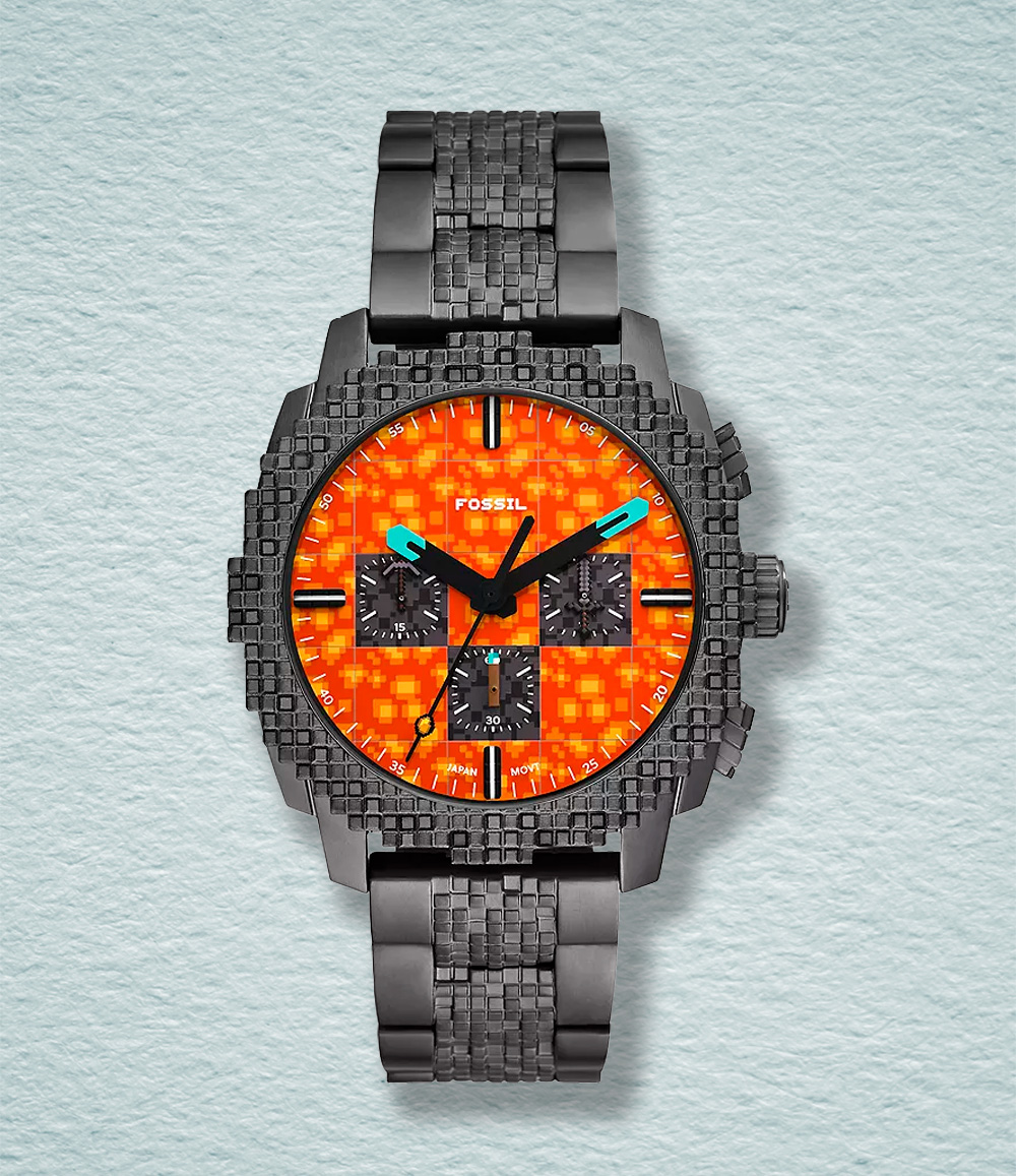 Minecraft x Fossil Limited-Edition Chronograph Watch