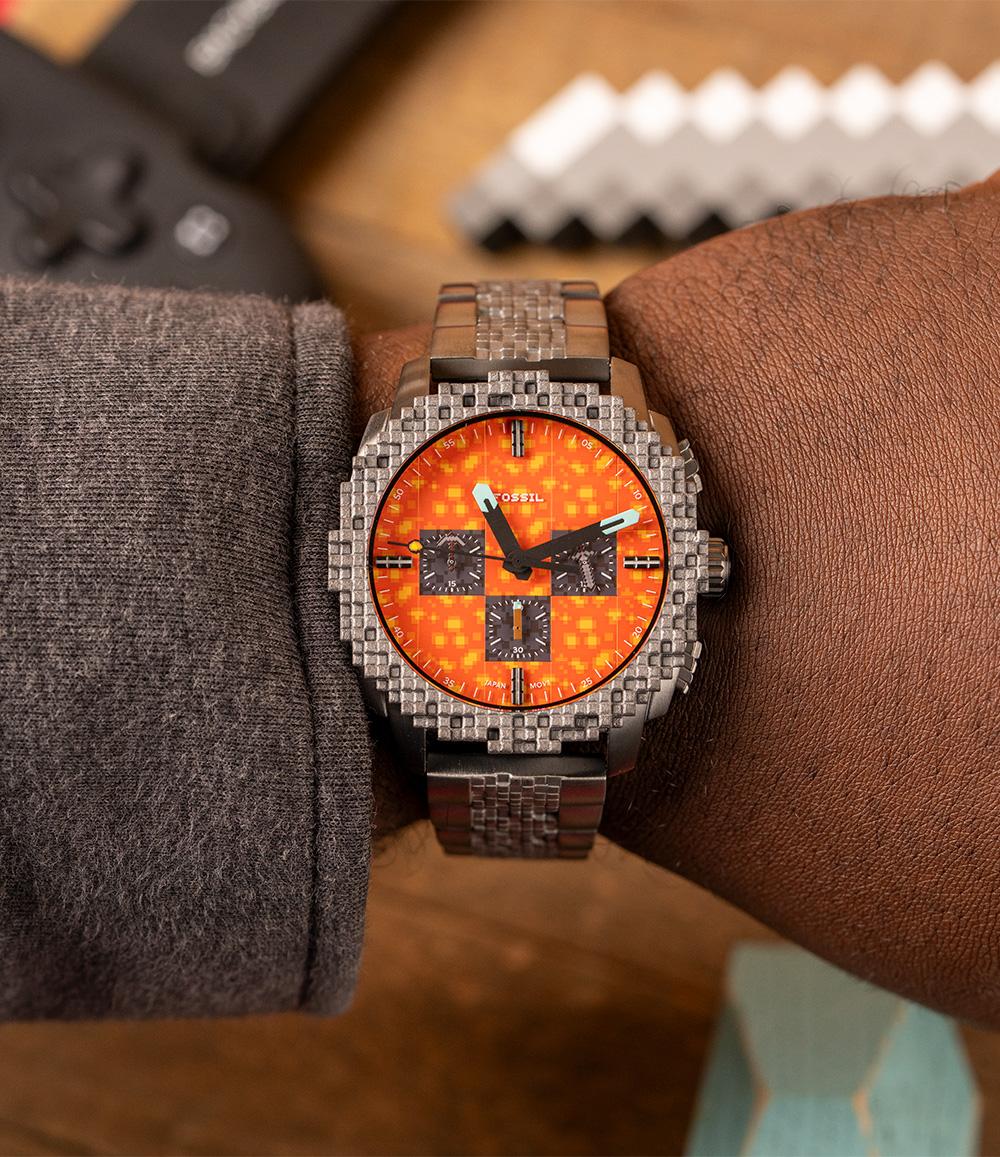 Minecraft x Fossil Limited-Edition Chronograph Watch