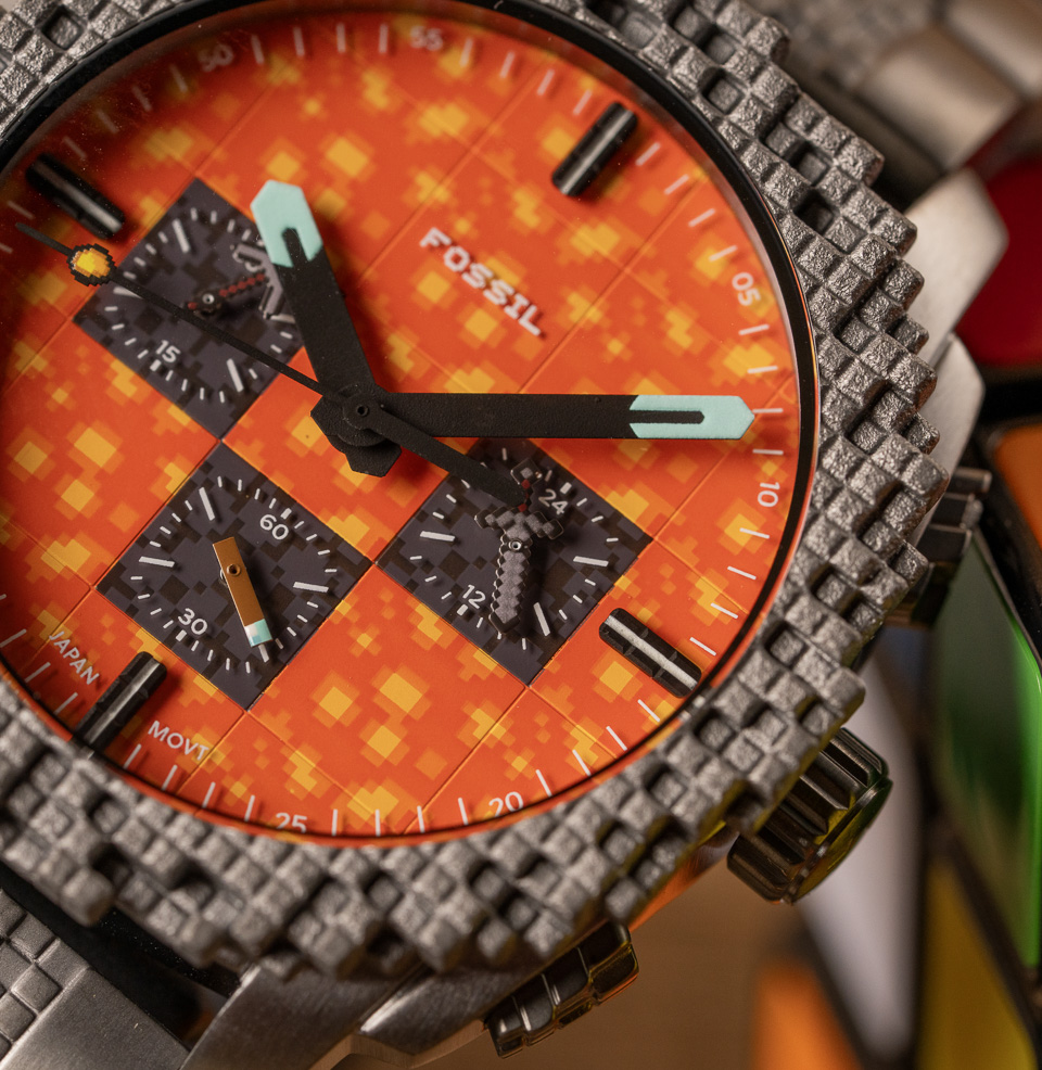 Minecraft x Fossil Limited-Edition Chronograph Watch Mineral Crystal
