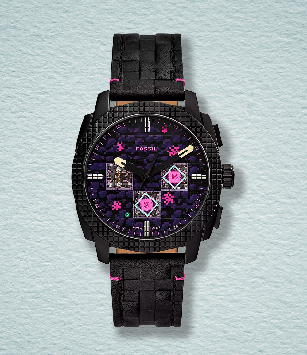 Minecraft x Fossil Limited-Edition Chronograph Watch