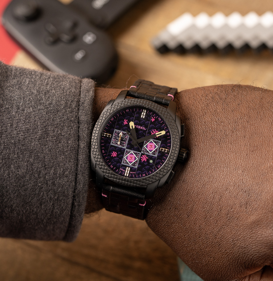 Minecraft x Fossil Limited-Edition Chronograph Watch 44mm Stainless Steel Case