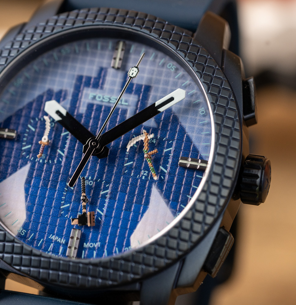 Minecraft x Fossil Limited-Edition Chronograph Watch Mineral Crystal