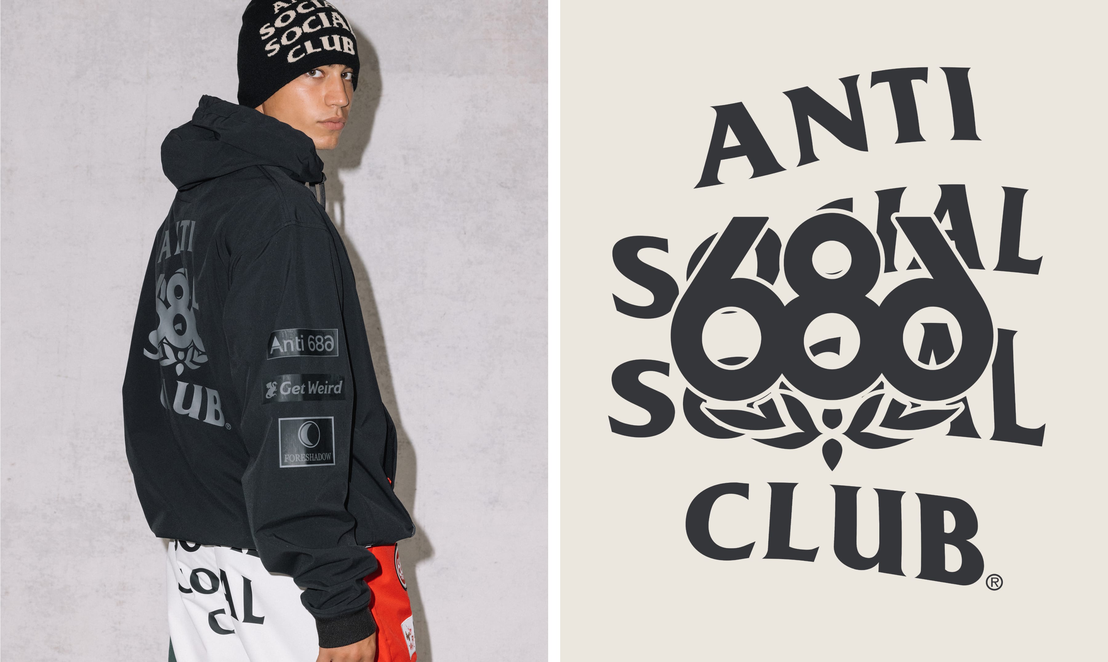ANTI COUNTRY CLUB ✕ UNDER R コラボパーカー ANTI COUNTRY CLUB ✕ UNDER R コラボパーカー