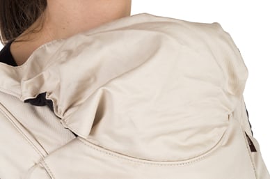 protective hood with its own stow away pocket