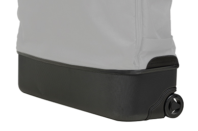 Lengüetas de velcro adicionales para mantener todo el exceso de tejido bien guardado cuando se empaqueta de forma compacta