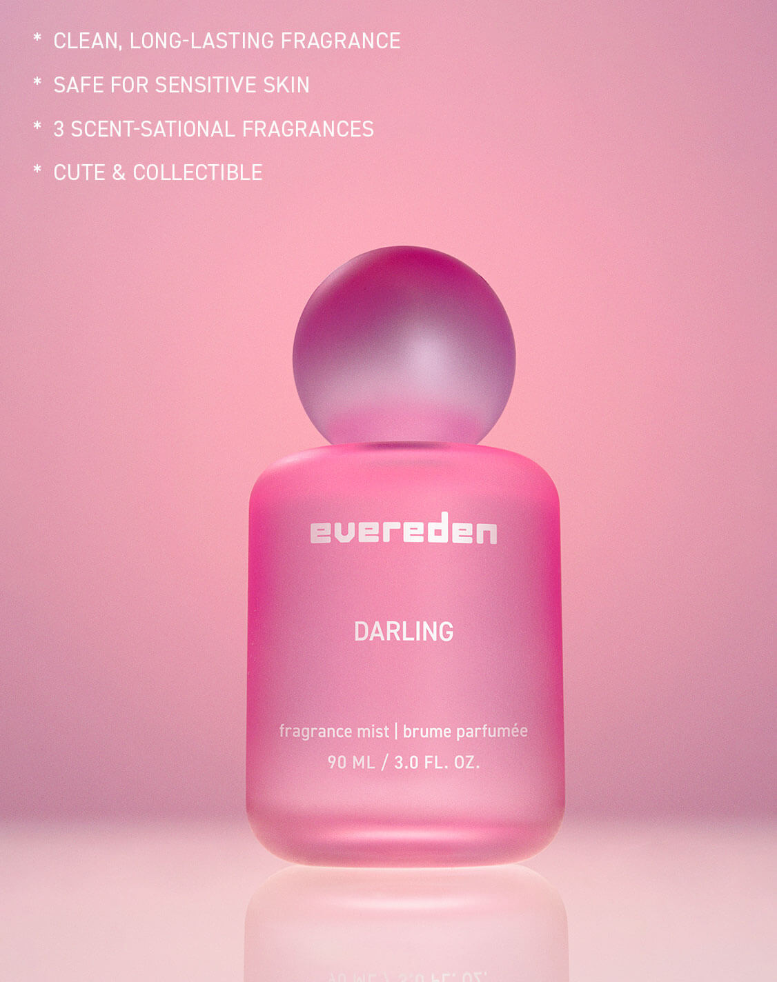 CLEAN, LONG-LASTING FRAGRANCE
SAFE FOR SENSITIVE SKIN
3 SCENT-SATIONAL FRAGRANCES
CUTE & COLLECTIBLE