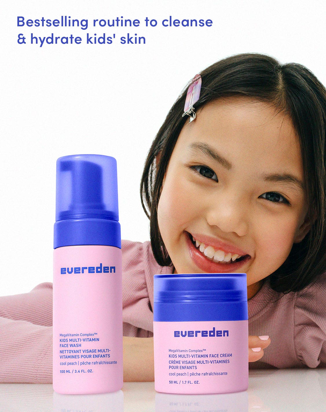 Bestselling routine to cleanse and hydrate kids' skin