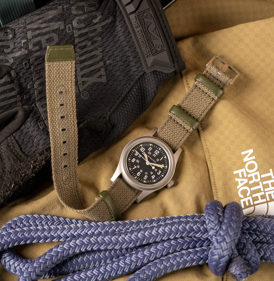 Khaki Field Mechanical 36mm Textile Strap