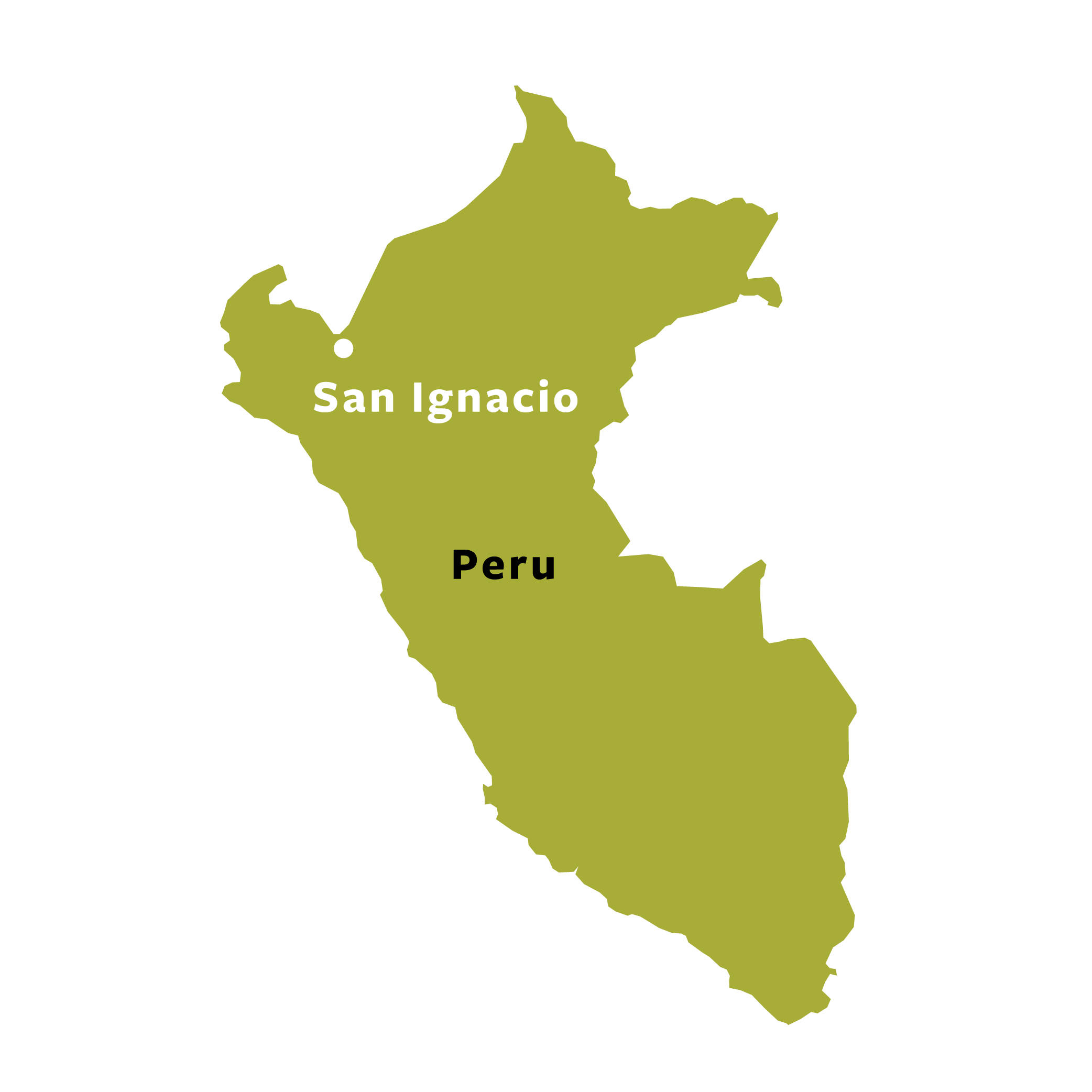 Map of San Ignacio, Peru