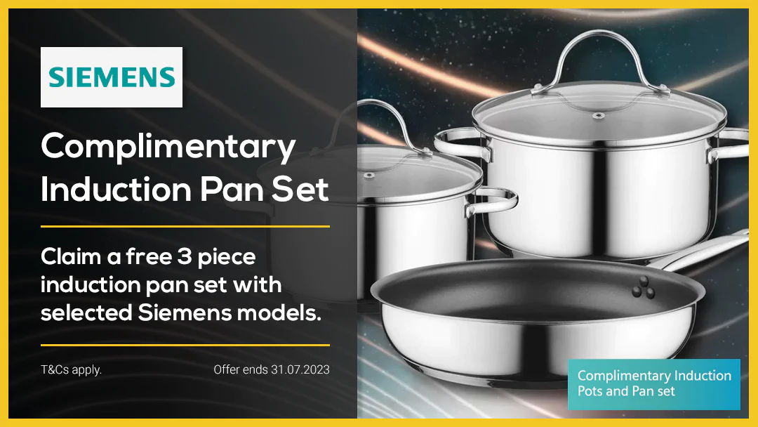 Complimentary Induction Pan Set | Siemens