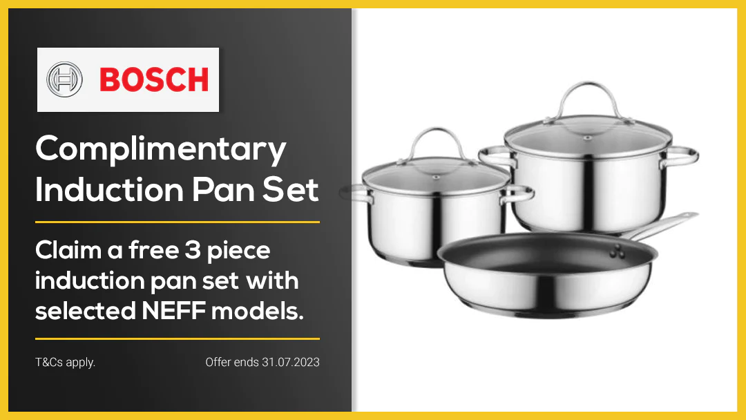 Complimentary Induction Pan Set | Bosch