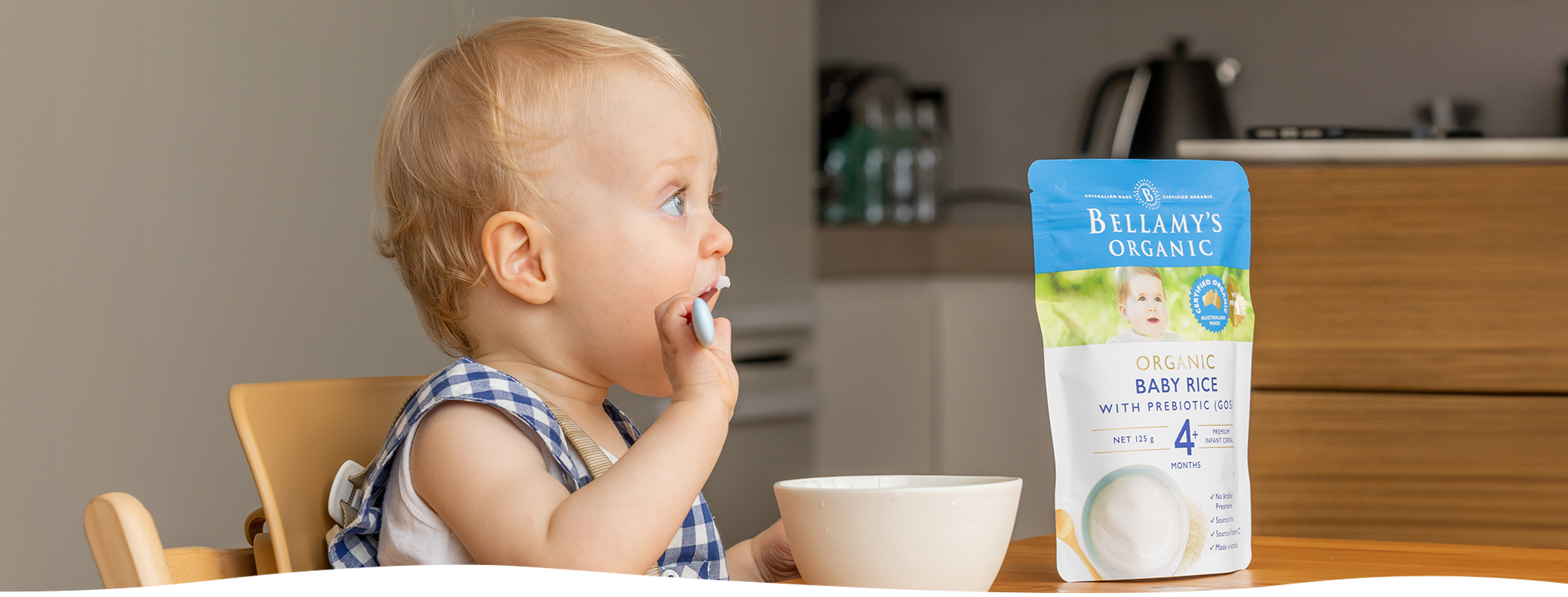 Organic baby food online rice cereal