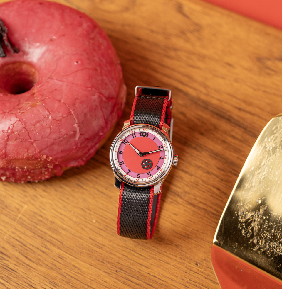 Donut Watch Co. Jelly Donut Automatic Pass-Through Style Strap