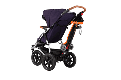 easy to stow away up the back of your buggy with the included bungy cord 