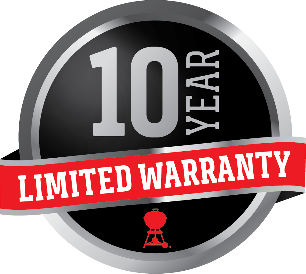 Weber 10 Year Limited Warranty