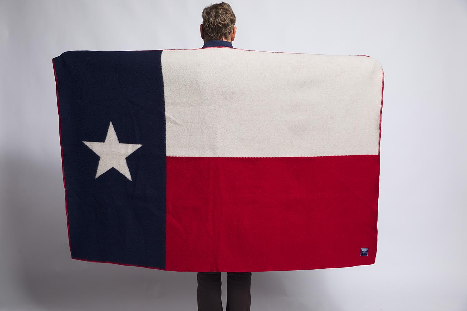 image of Texas Flag Wool Throw